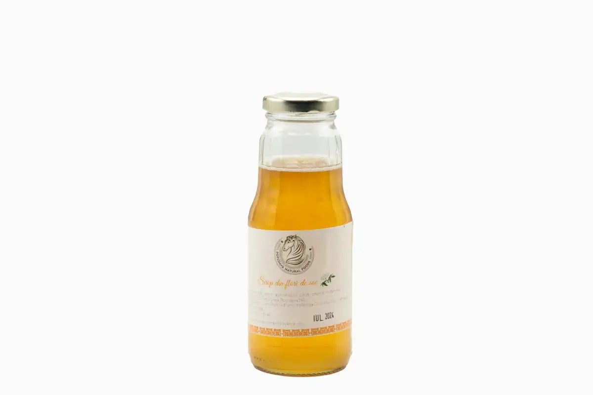 Sirop din flori de soc 300 gr Hrană de la Munte